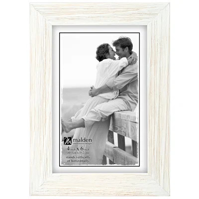 Kornegay White Wash Linear Picture Frame August Grove Picture Size: 4" x 6 | Wayfair North America
