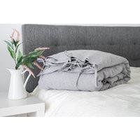 Gray Linen Duvet Cover. Washed Natural Comforter Full, Double, Queen, Ca King Bed Bedding. Linen Qui | Etsy (US)