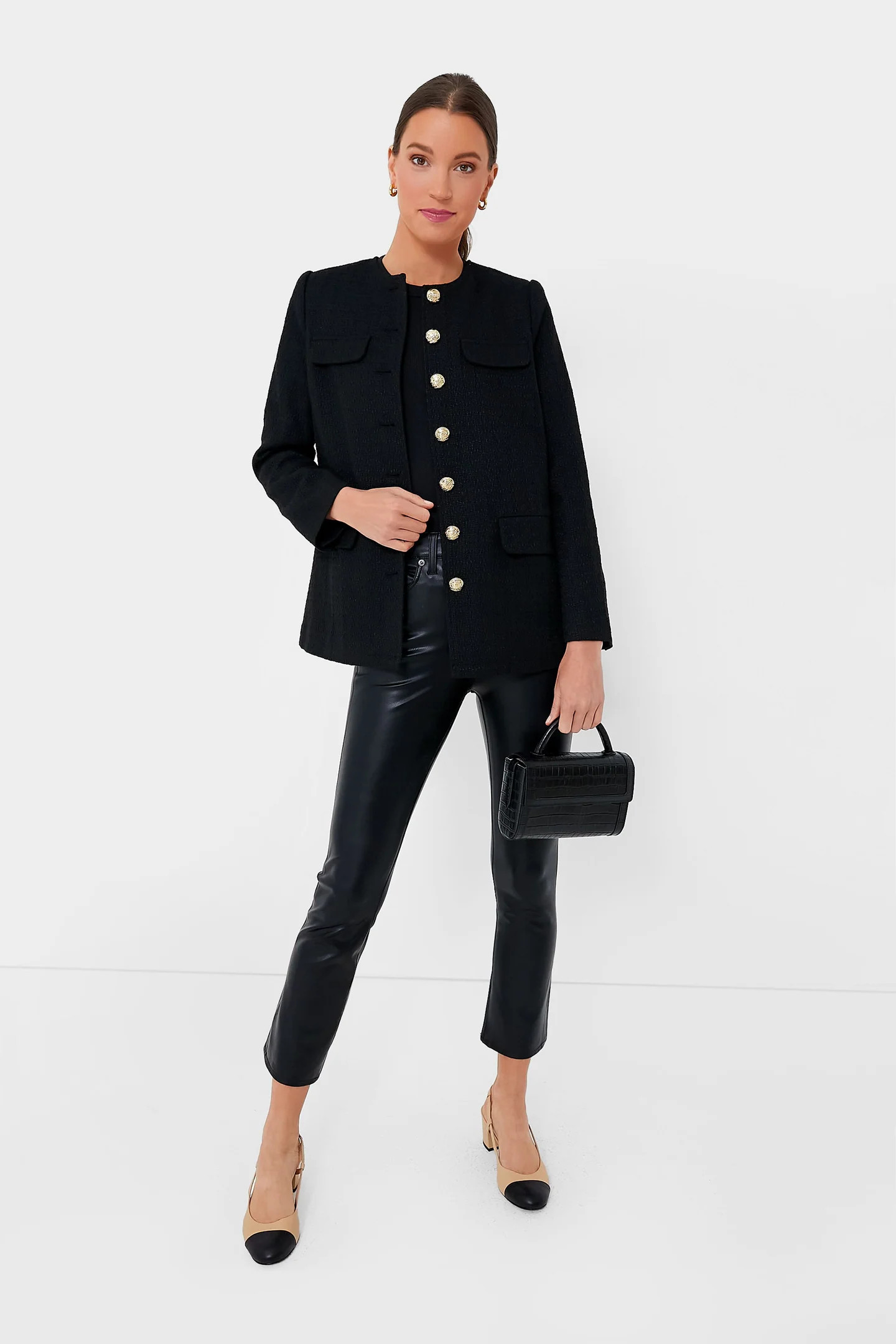 Black Tweed Jennings Jacket | Tuckernuck (US)