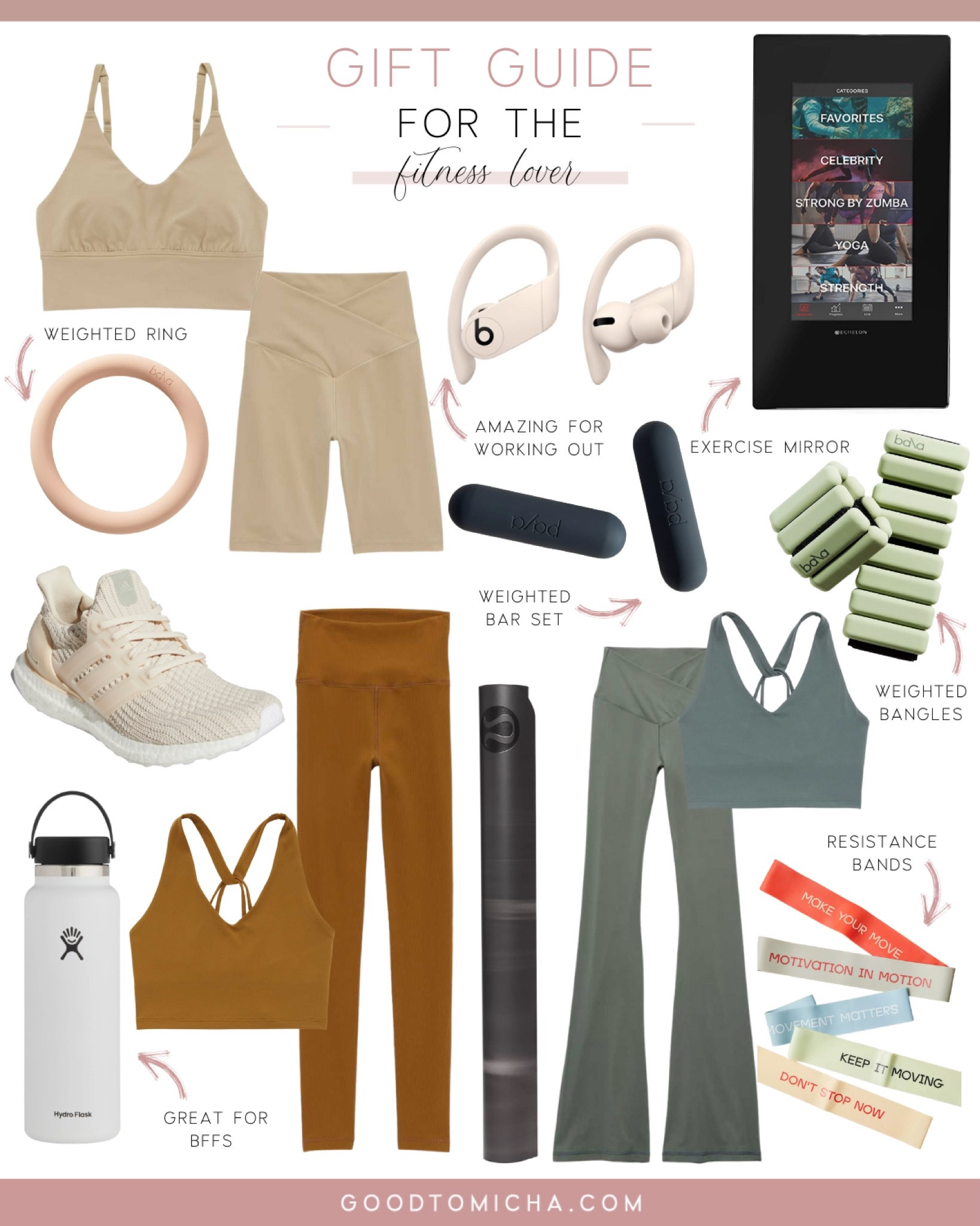 Gift guide for fitness lovers

#LTKGiftGuide #LTKfitness #LTKHoliday