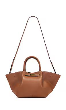 DeMellier London Midi New York Tote in Tan Grain & Ecru Stitching from Revolve.com | Revolve Clothing (Global)