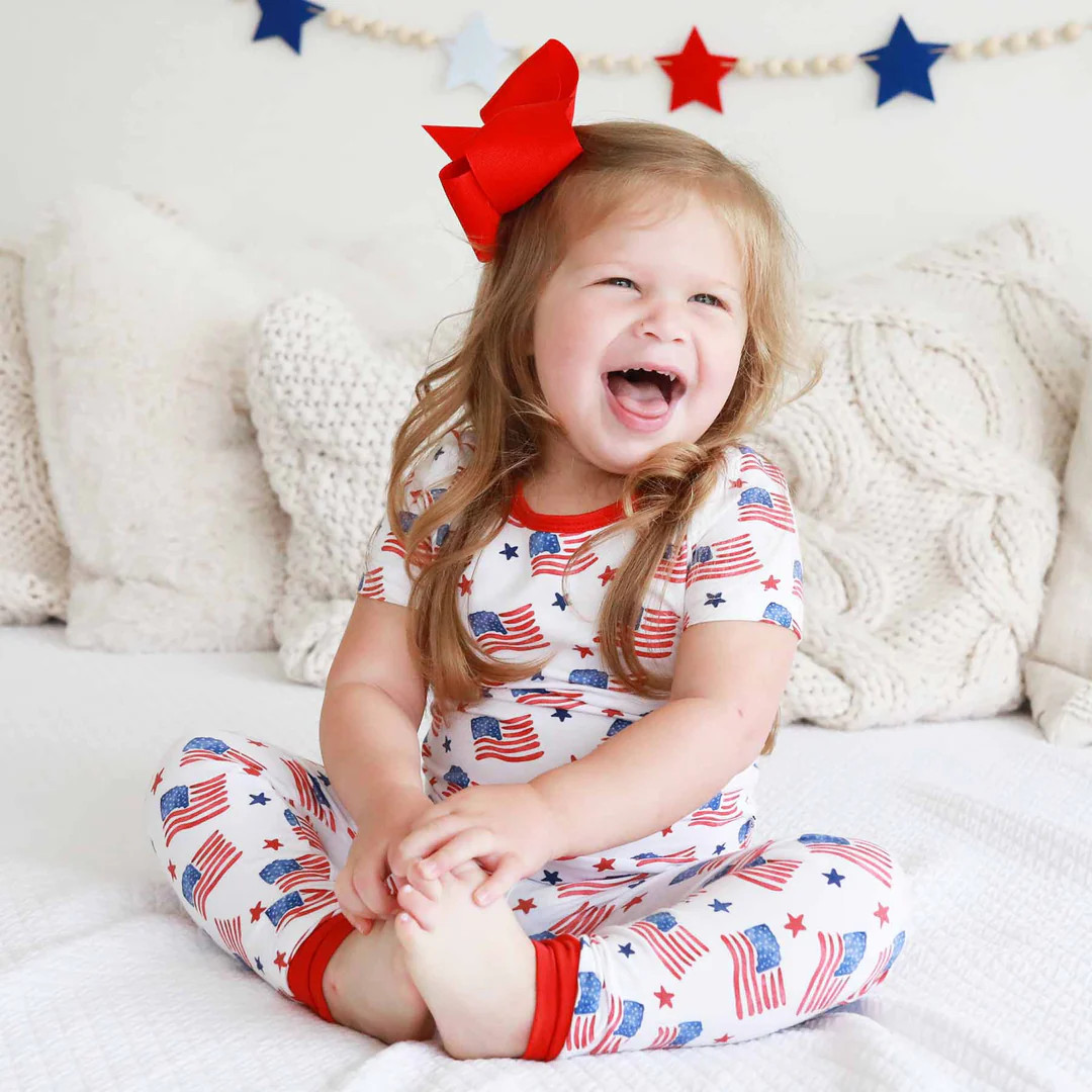 American Dreams Two Piece Pajama Set | Caden Lane
