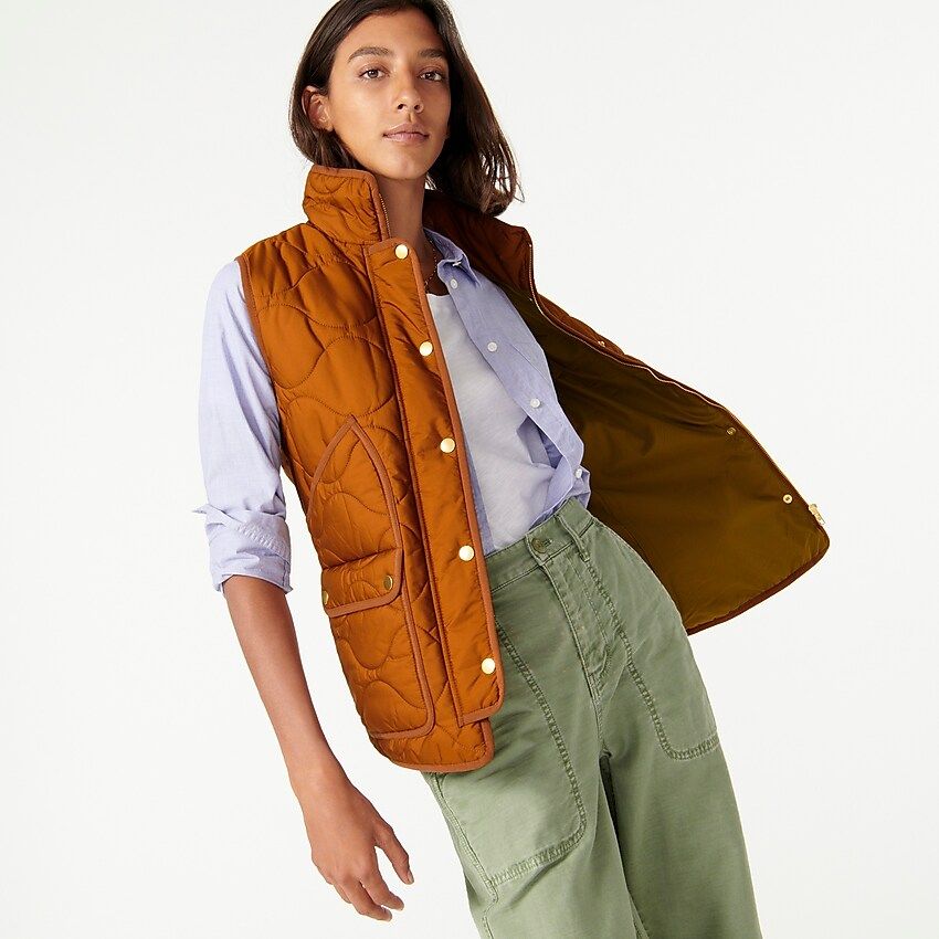 Quilted vest with PrimaLoft® | J.Crew US