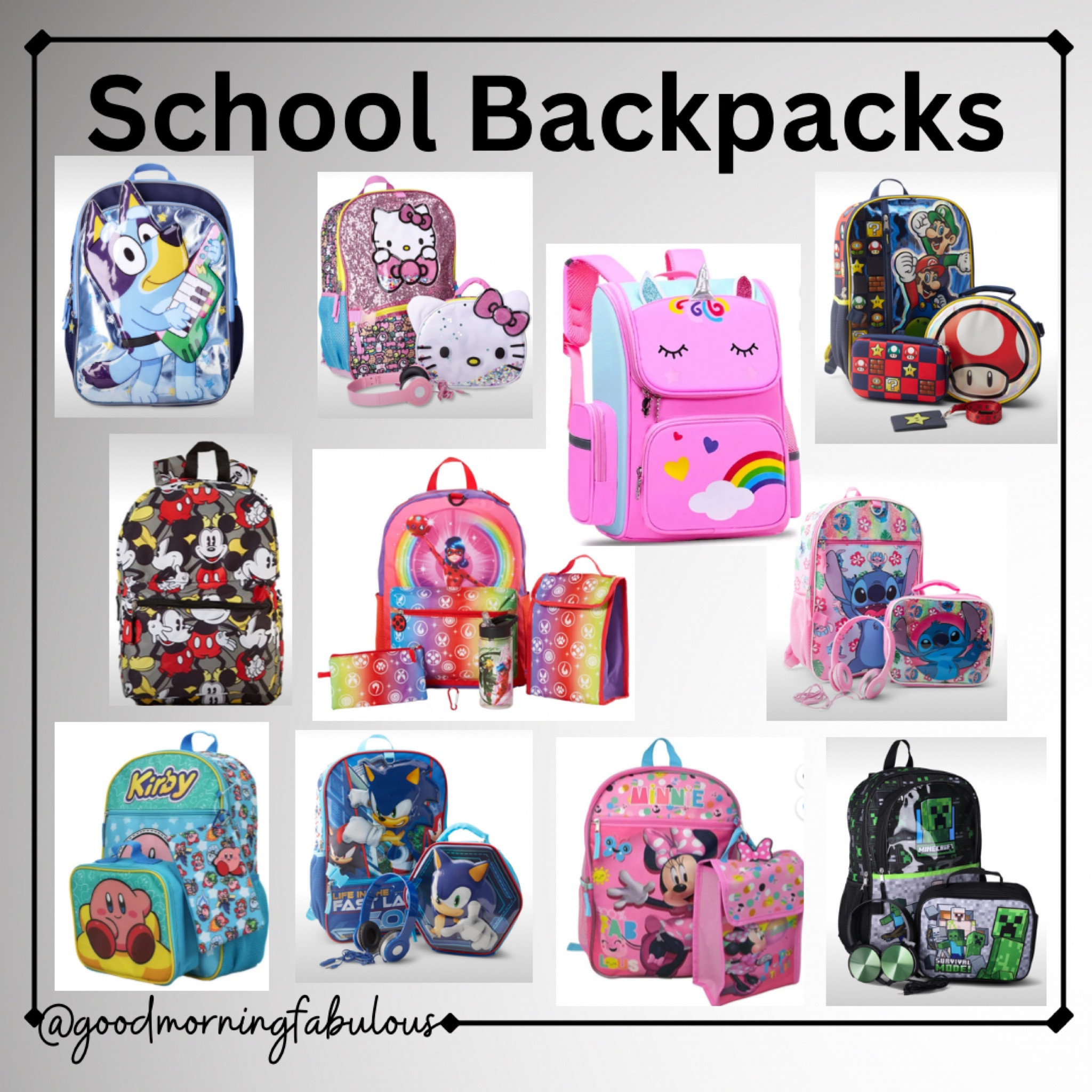 School backpacks 

#LTKBacktoSchool #LTKFindsUnder50 #LTKKids