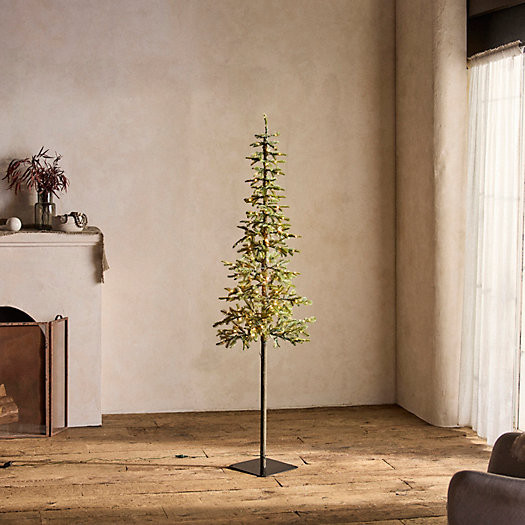 Faux Pre-lit LED Alpine Tree | Terrain
