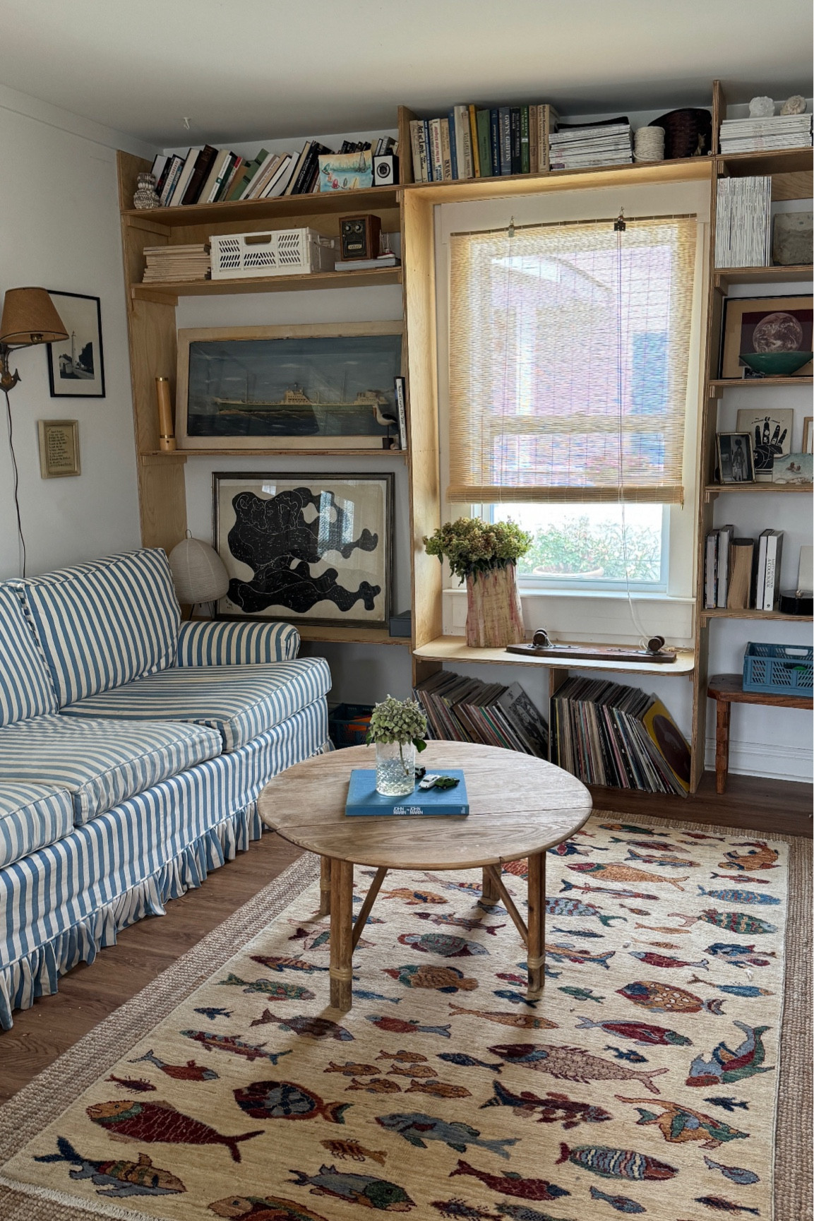This room is filled with vintage and one of a kind items but linking what I can. I get asked about the blinds, sofa, and rug the most frequently. 

#LTKHome