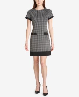 Tommy Hilfiger Jacquard Pocket Dress, Created for Macy's | Macys (US)