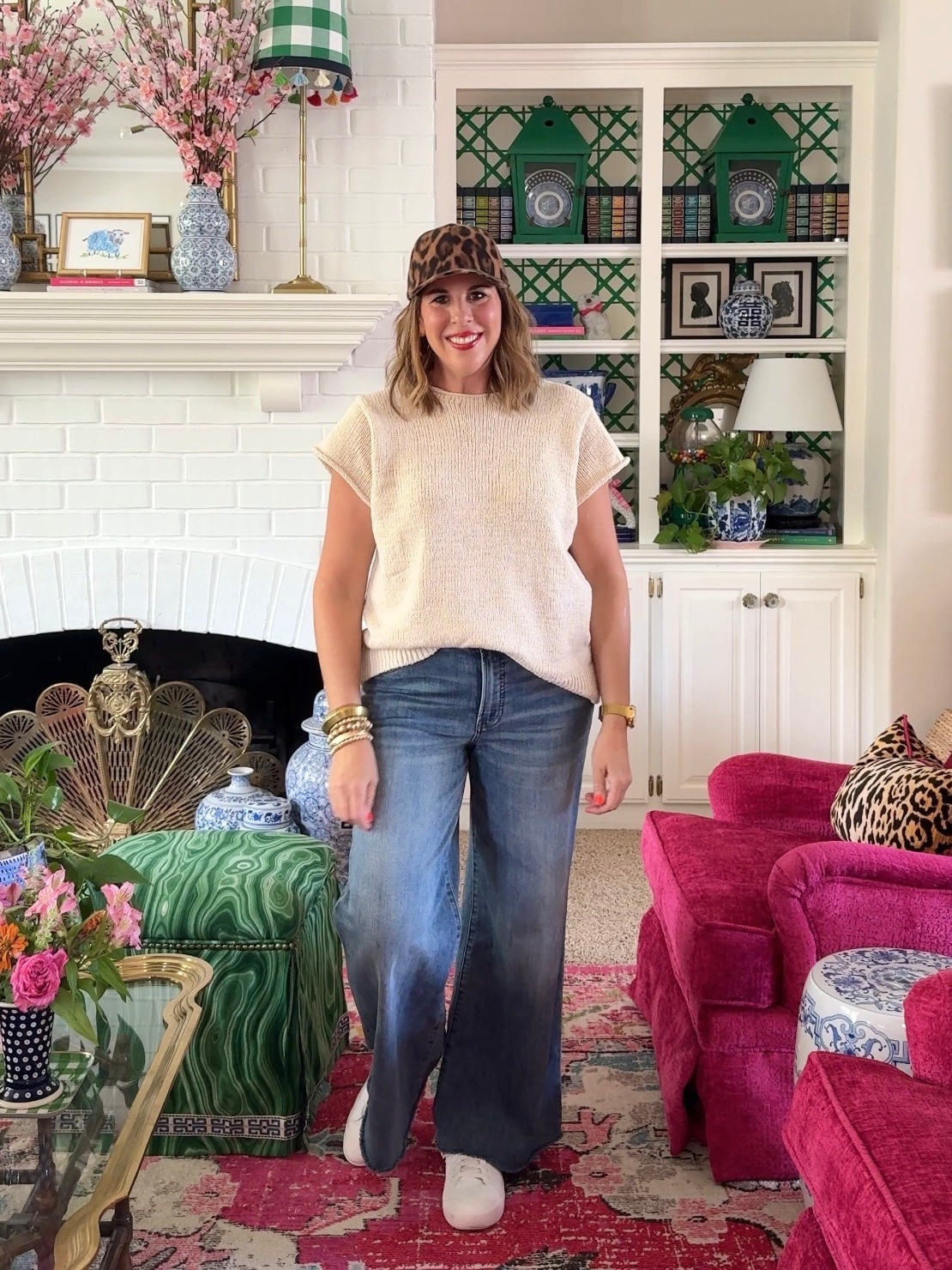 Perfect leopard cap under $12
Sweater- size up 2-3 for relaxed fit, wearing 3X
Jeans- size down if in between

#LTKxWalmart #LTKootd #LTKOver40