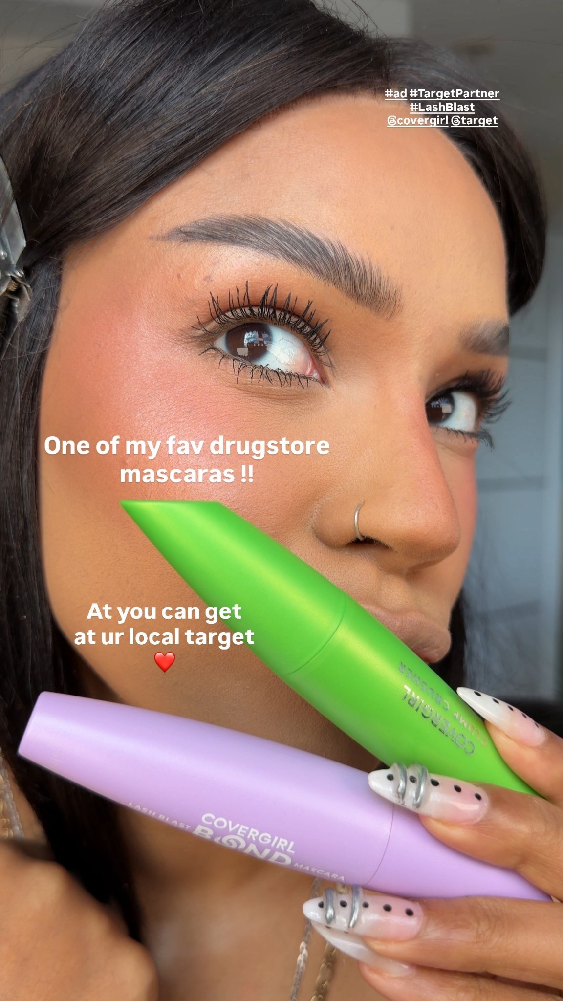 #ad Because a great mascara does not have to break the bank  #TargetPartner #LashBlast @covergirl @target #COVERGIRL #EasyBreezyBeautiful