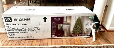 7.5 Ft Grand Duchess Balsam Fir LED Pre Lit Artificial Christmas Tree 2250 Light  | eBay | eBay US