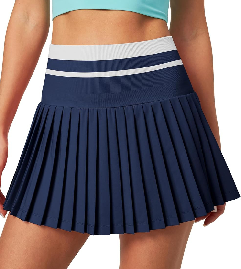 Heathyoga Pleated Tennis Skirt with Pockets for Women Tennis Skort for Woman High Waisted Golf Sk... | Amazon (US)