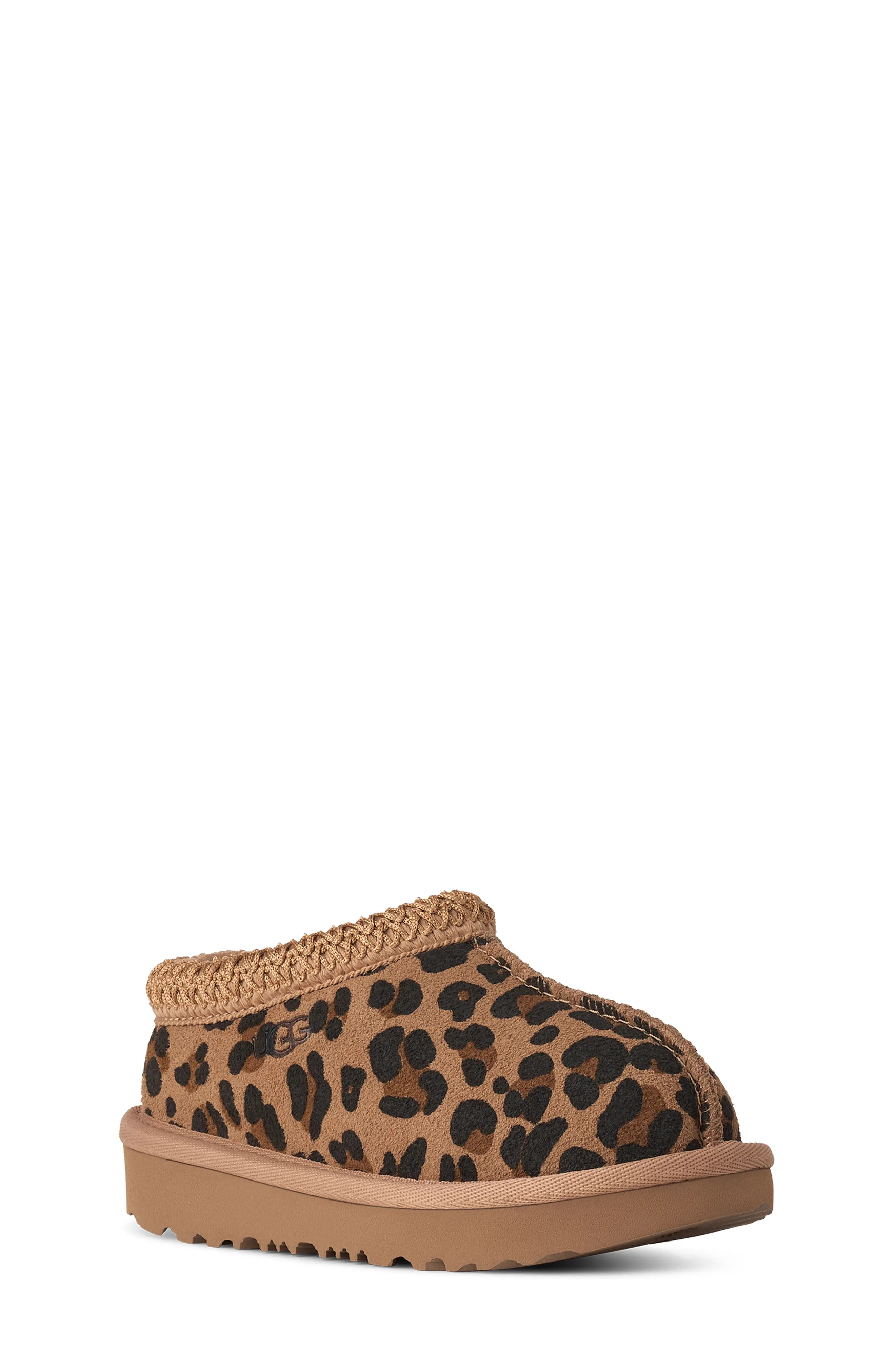 UGG\u00ae Kids' Tasman II Spotted Leather Slipper | Nordstrom | Nordstrom