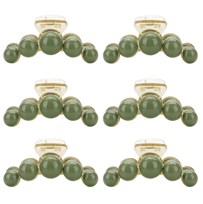 Bridesmaid hair claw Clips Bachelorette party Hair clip Set of 6 Bridal Shower Good ideas Gift fo... | Amazon (US)