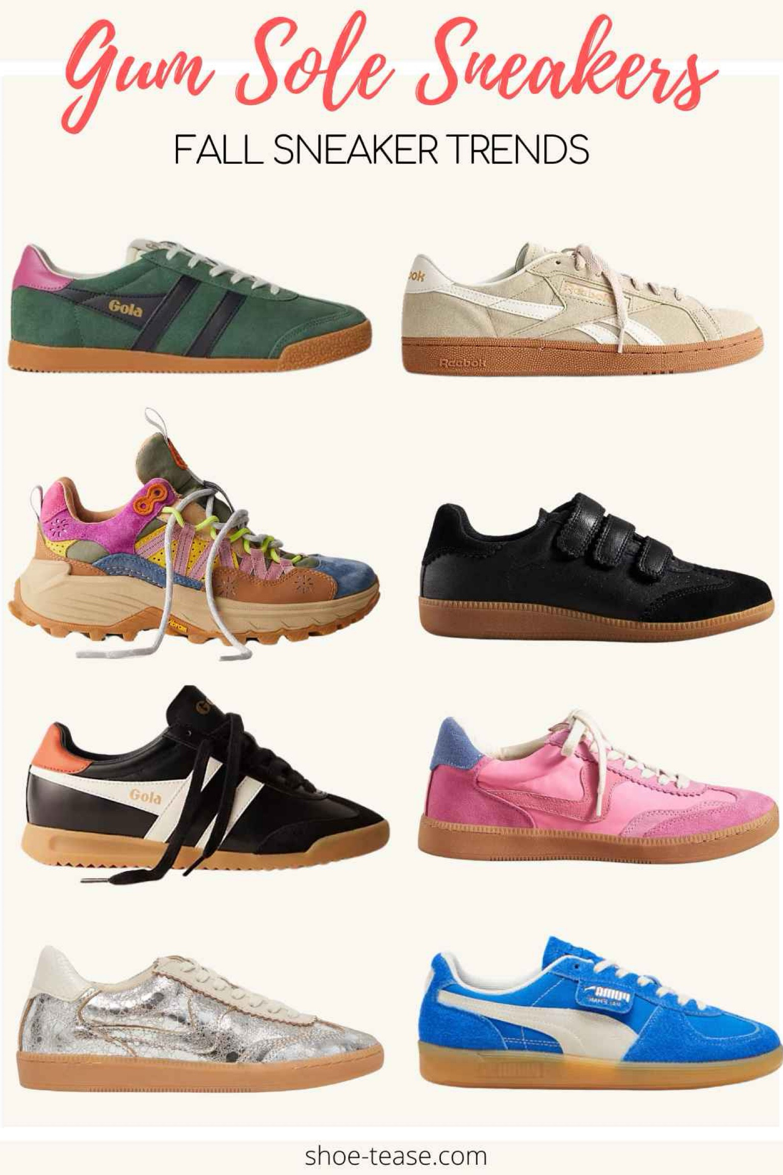 Fall 2024 women’s sneaker trends - tan gum soles 

#LTKShoeCrush #LTKSeasonal