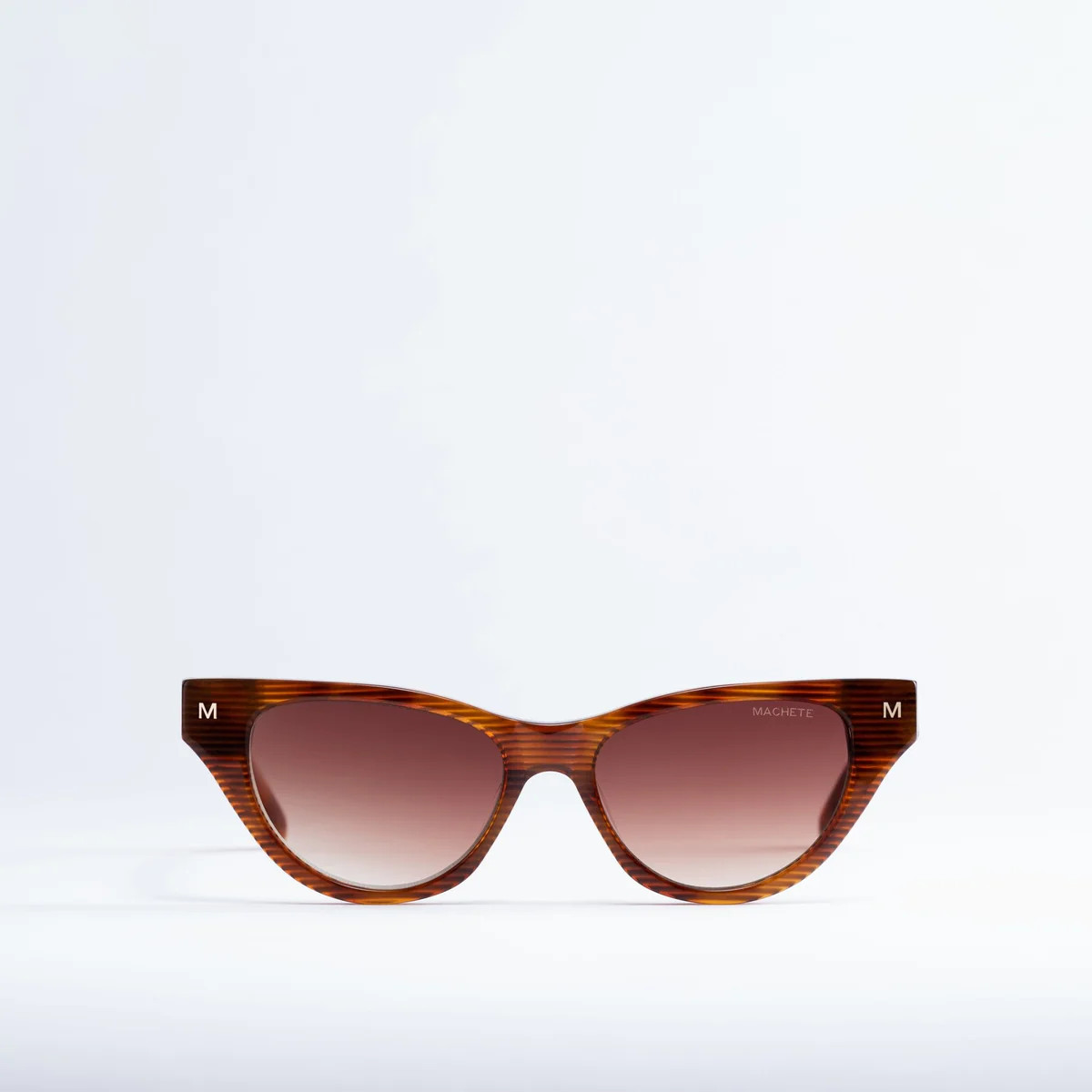 Suzy Sunglasses in Dark Tortoise Stripe | Machete