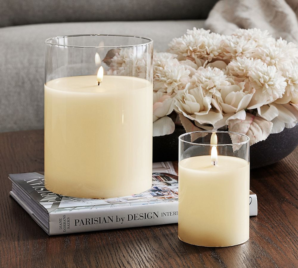 Radiance Flickering Flameless Candle | Pottery Barn CA