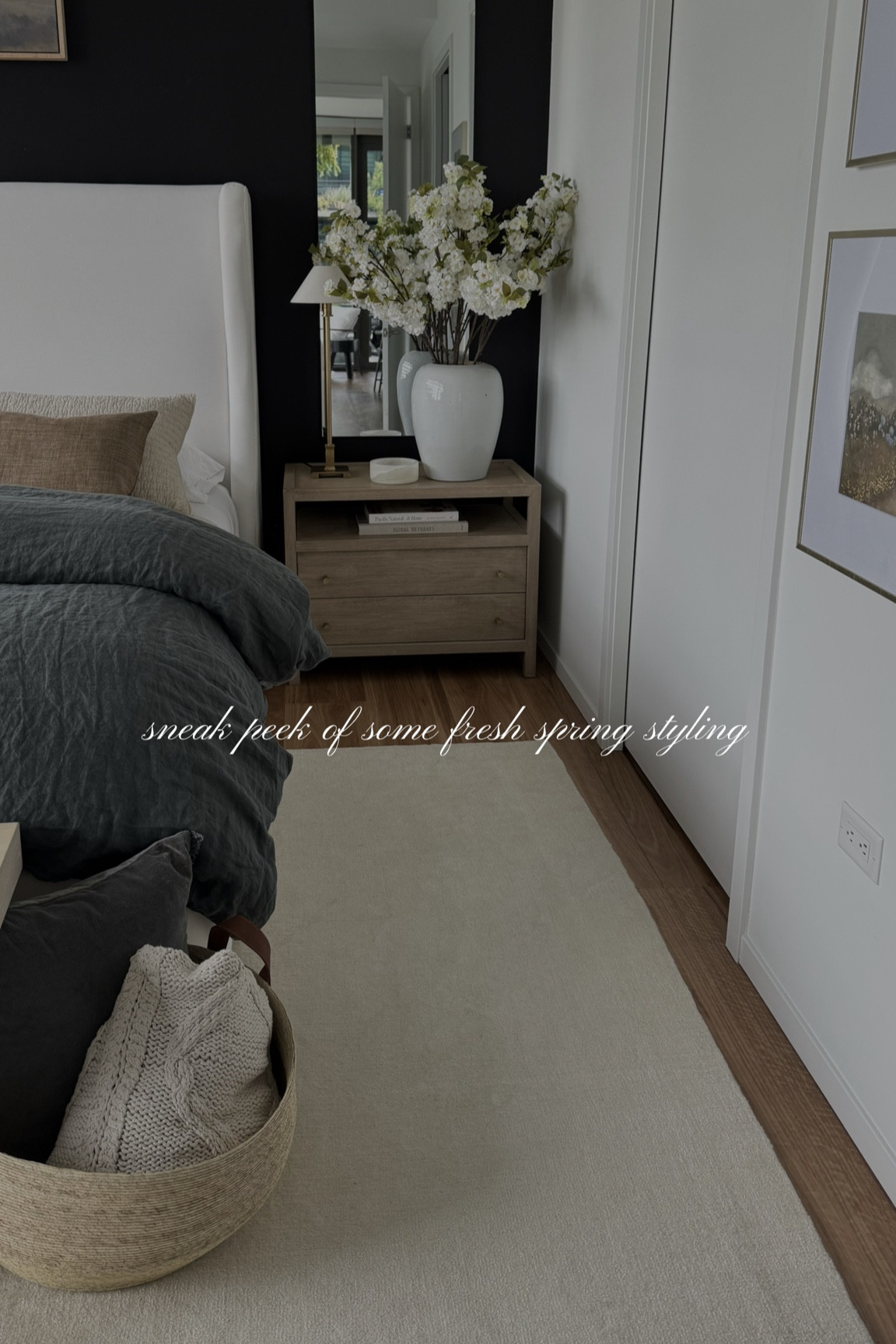 Organic Modern spring styling🤍

Nightstand styling, spring florals, bench, floor basket, velvet pillows, linen duvet, cotton quilt, bedding, spring decor

#LTKHome #LTKFindsUnder50 #LTKStyleTip