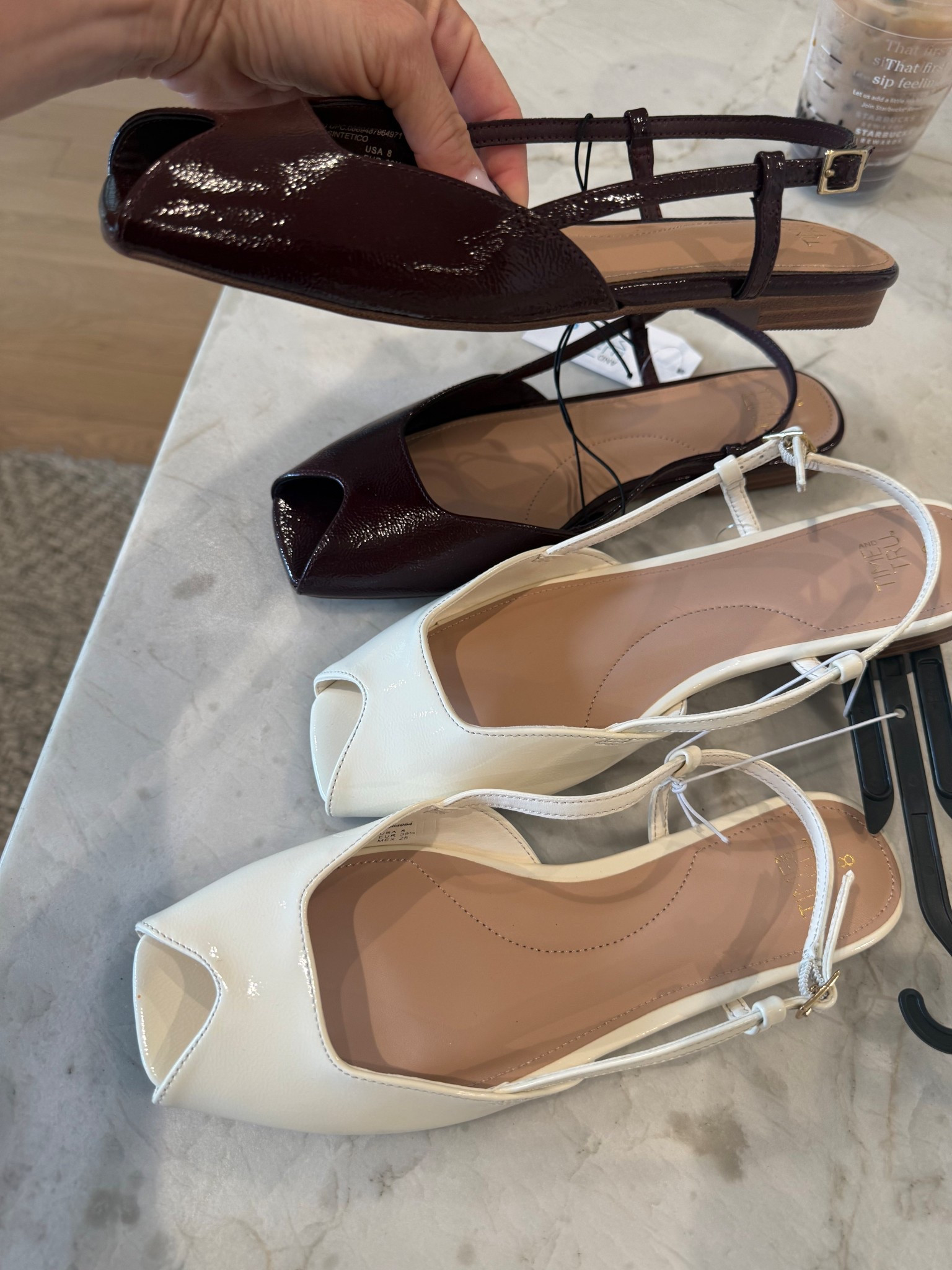 Affordable summer flat comes in black too