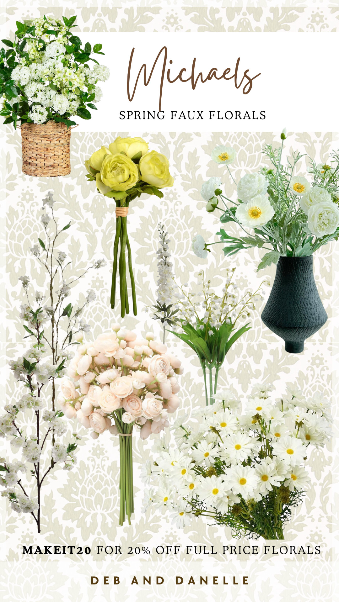 Michaels' Spring faux florals have arrived. I just picked up a few new ones from our Spring home decor.  

 #LTKSeasonal #LTKHome #LTKSaleAlert