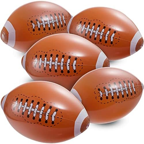 Bedwina 12-Pack 16" Inflatable Footballs for Football Party Decorations & Party Favors – Blow-U... | Amazon (US)