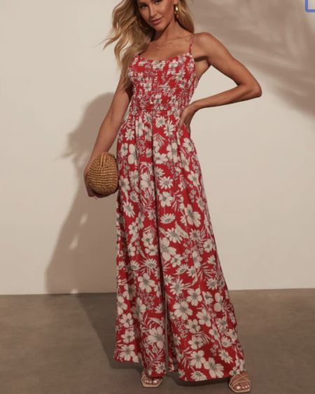 Red one piece
Summer outfit 
Floral

#LTKSummerSales #LTKSeasonal