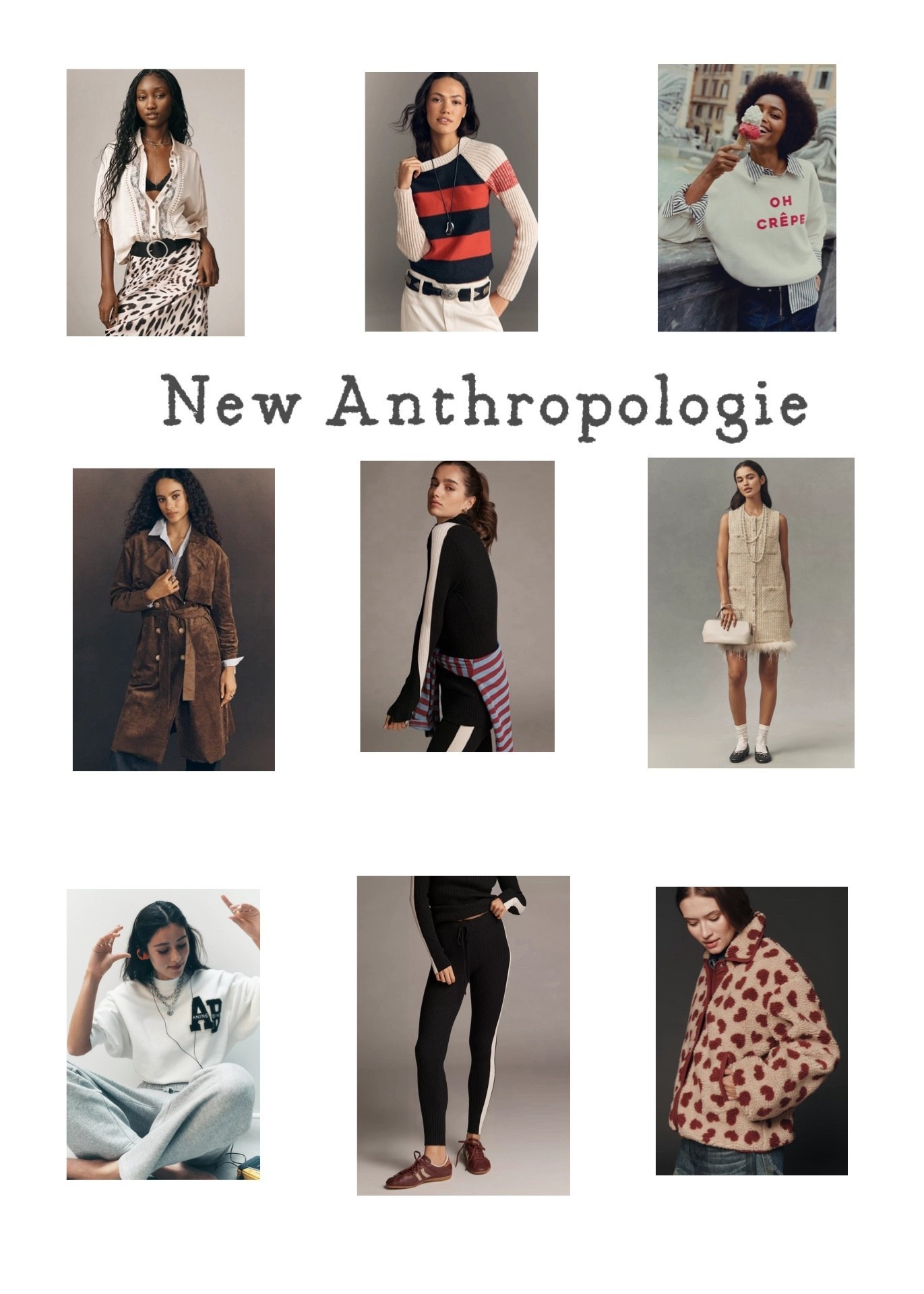 Love these new arrivals at Anthropologie 