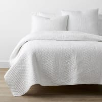 Company Cotton Voile Quilt - White | The Company Store
