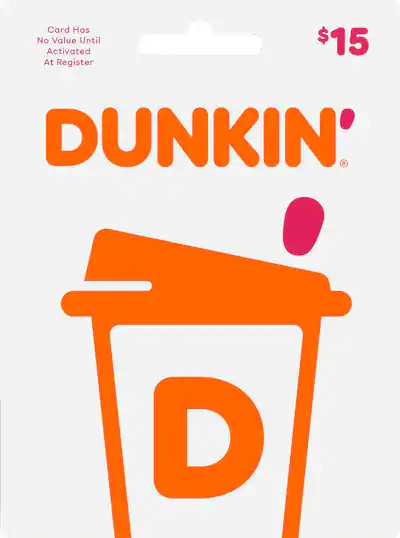 Dunkin' Donuts - $15 Gift Card | Best Buy U.S.