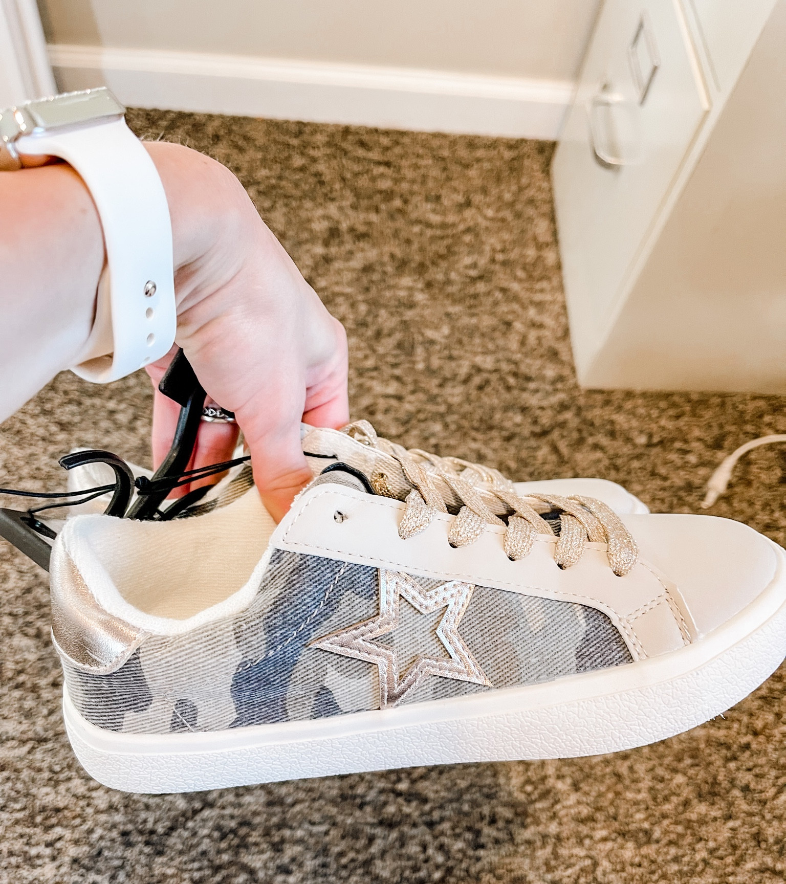 Cute Sneakers. Golden Goose Vibes for under $20  

#LTKunder50 #LTKshoecrush #LTKstyletip