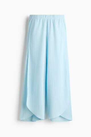 H & M - Wide Wrap-Detail Pants - Turquoise | H&M (US + CA)