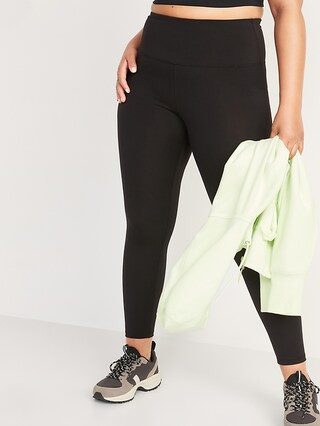 High-Waisted PowerPress 7/8-Length Compression Leggings For Women | Old Navy (US)