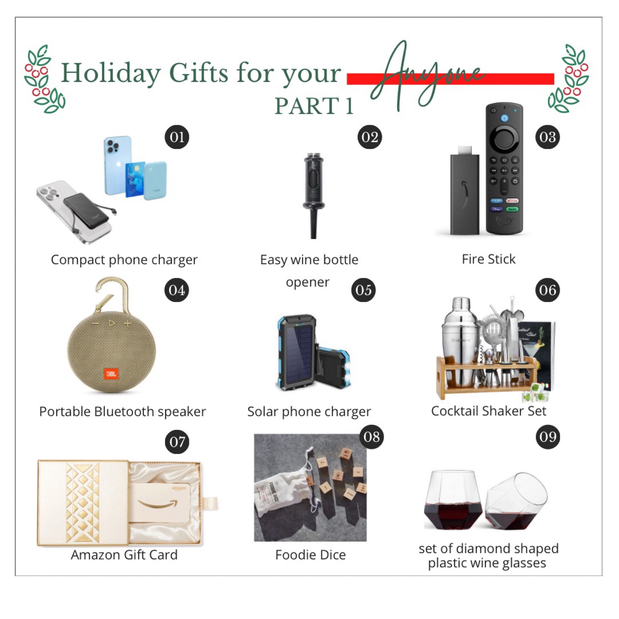 Gift guide for the “anyone” in your life- the person that’s hard to shop for, the one you need stocking stuffers for or the coworker white elephant gift

#LTKSeasonal #LTKHoliday #LTKunder50
