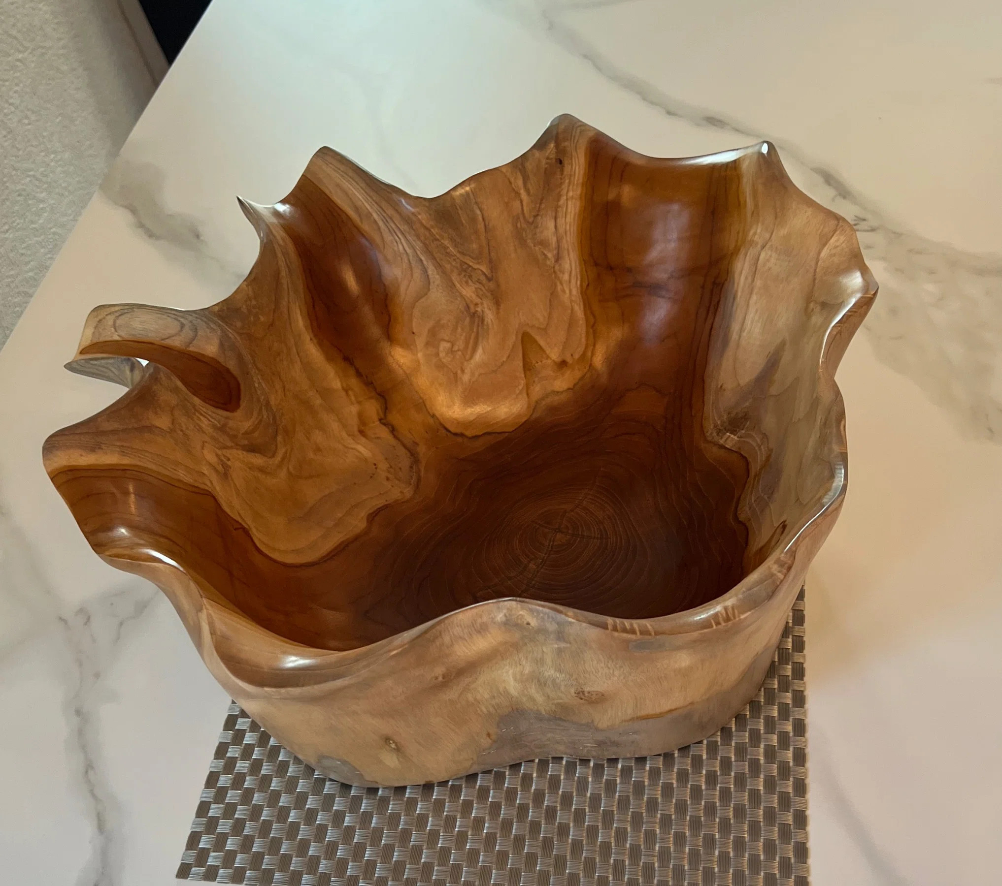 Kattamuri Wood Decorative Bowl | Wayfair UK