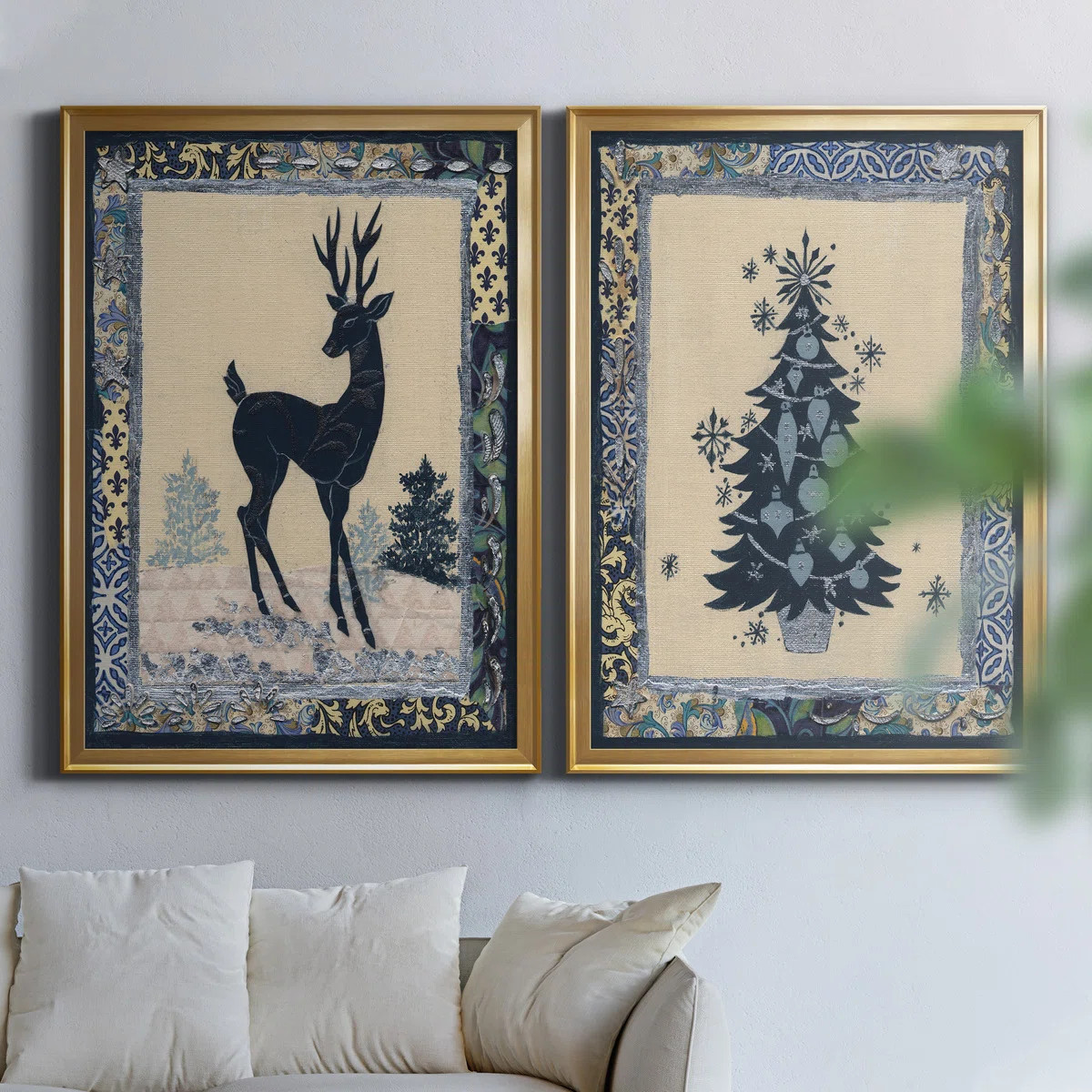 " Deer Silhouette " 2 - Pieces (Set of 2) | Wayfair North America