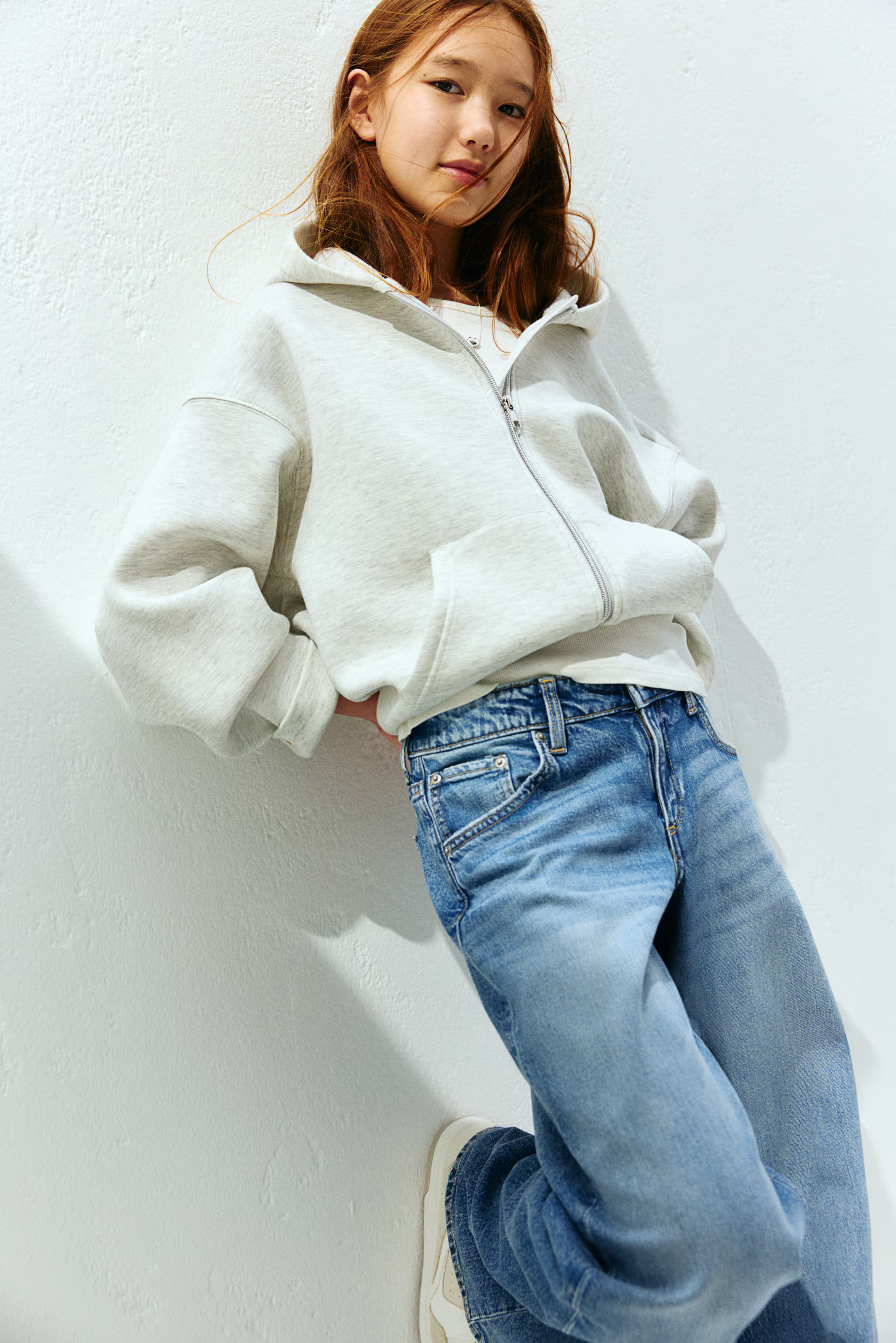 Wide Leg Low Jeans - Denim blue - Kids | H&M US | H&M (US + CA)