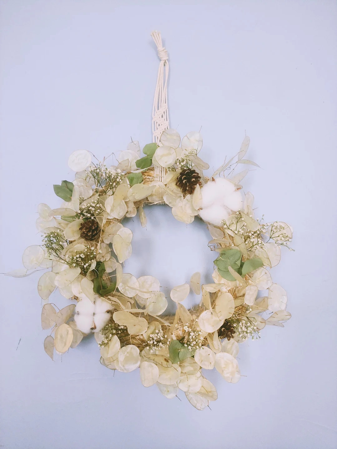 couronne en fleurs séchées naturelles | Etsy (FR)