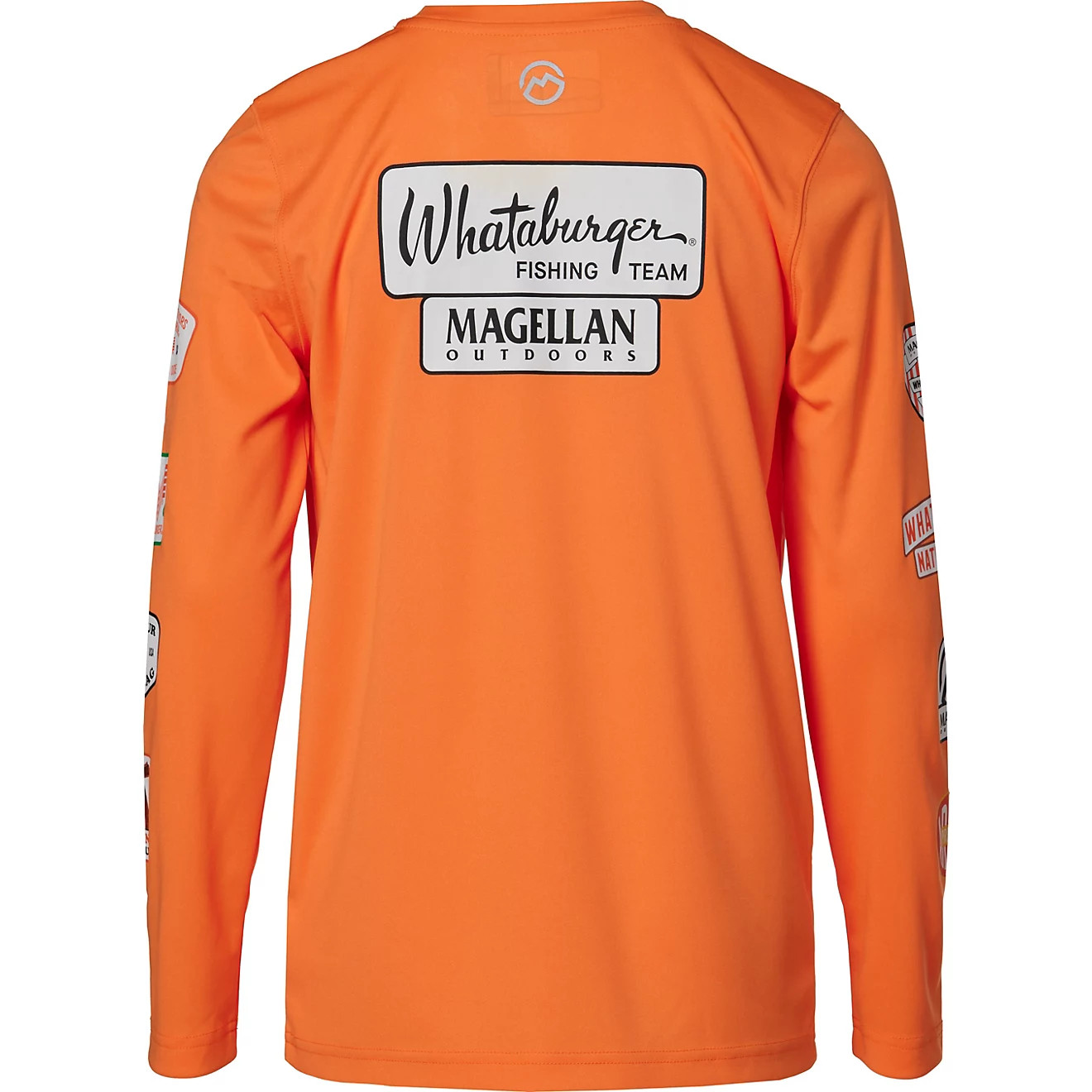 Magellan Outdoors Boys' Whataburger Badge Long Sleeve Crew T-shirt | Academy Sports + Outdoors