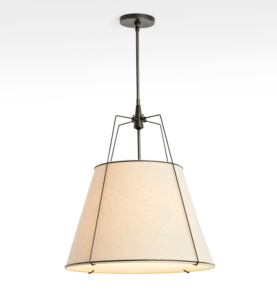 Conical 24" Drum Pendant | Rejuvenation