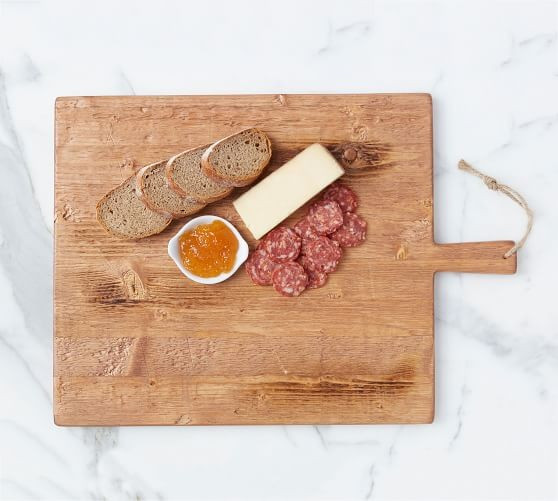 Handcrafted Reclaimed Wood Rectangular Charcuterie Boards | Pottery Barn (US)
