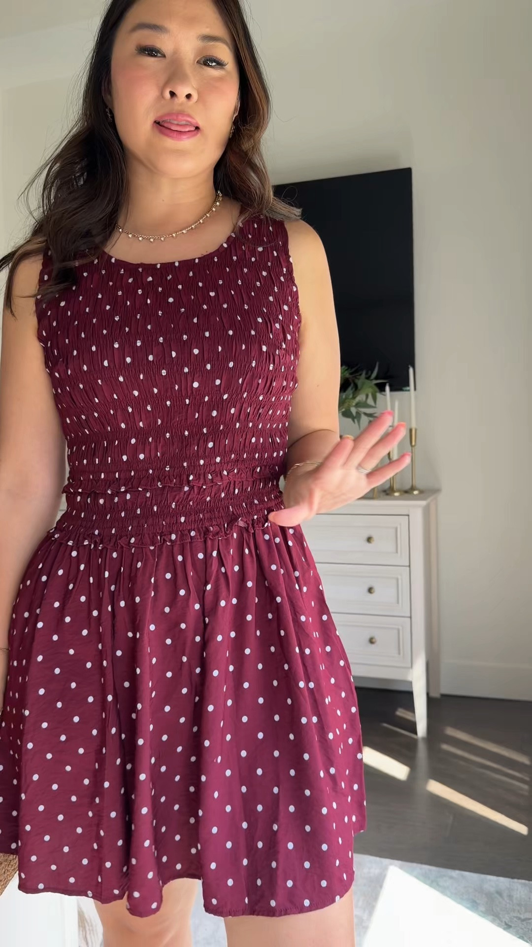 Target new arrivals // fall transition outfit // polka dot dress 

Wearing a medium

#LTKootd #LTKPetite #LTKOver40