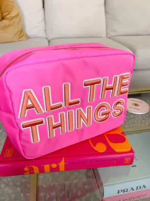 All The Things XL Bag - Bright Pink | KenzKustomz