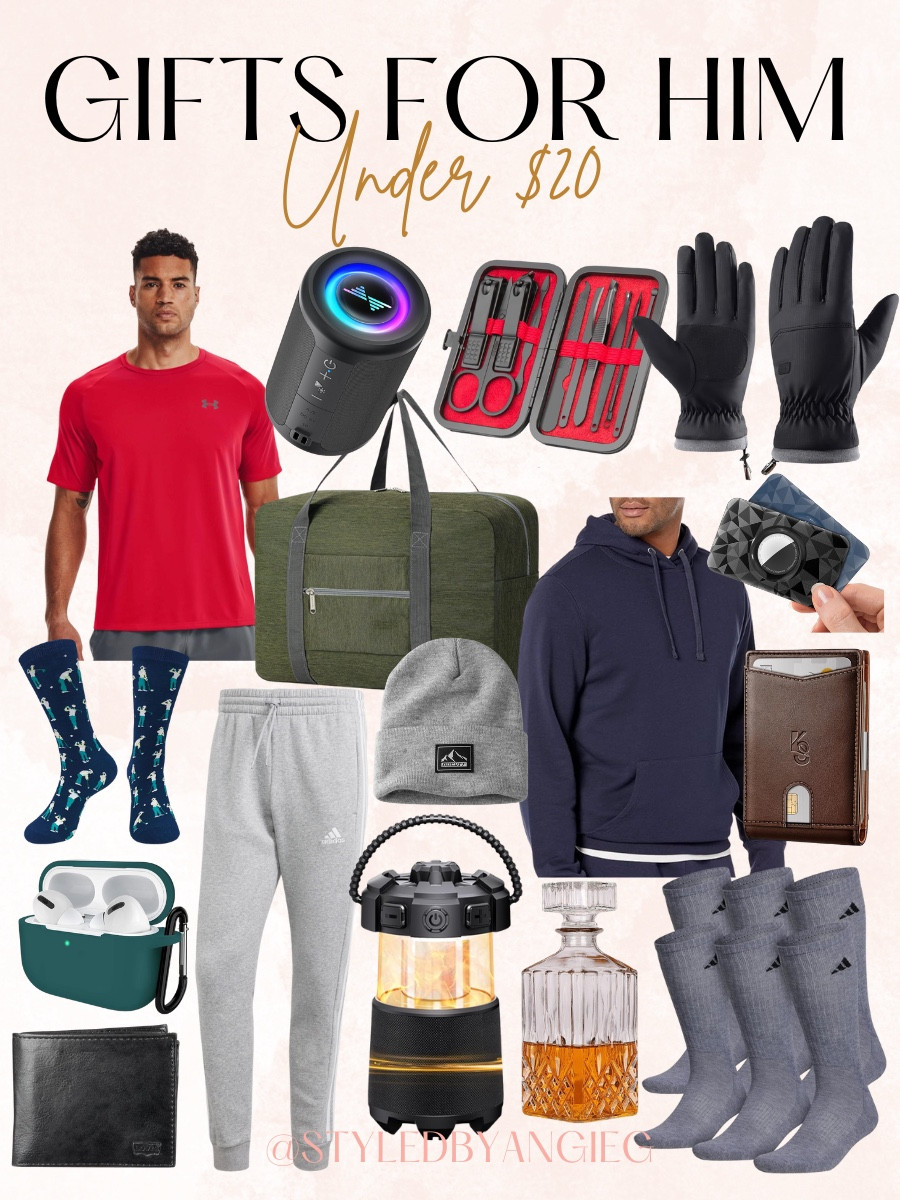Gift guide for him under $20 all from @amazon haul! #founditonamazon #ad #liketkit @shop.ltk 



Amazon finds, Amazon gifts, Amazon home, gifts for him, stocking stuffers, gifts for teachers, gifts under $20, secret Santa gifts, amazon gift guide, white elephant gift ideas, gifts for teens, gifts for guys

#LTKFindsUnder50 #LTKCyberWeek #LTKGiftGuide