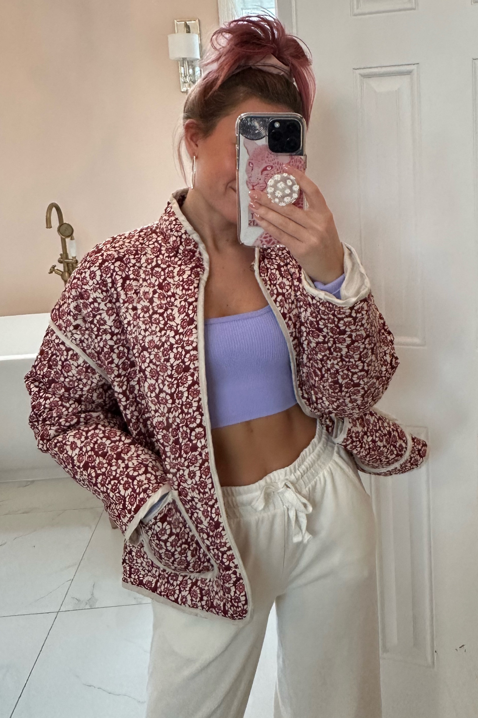 FreePeople dupe! I’m so obsessed with florals currently 💐😍 I got this in a size small 