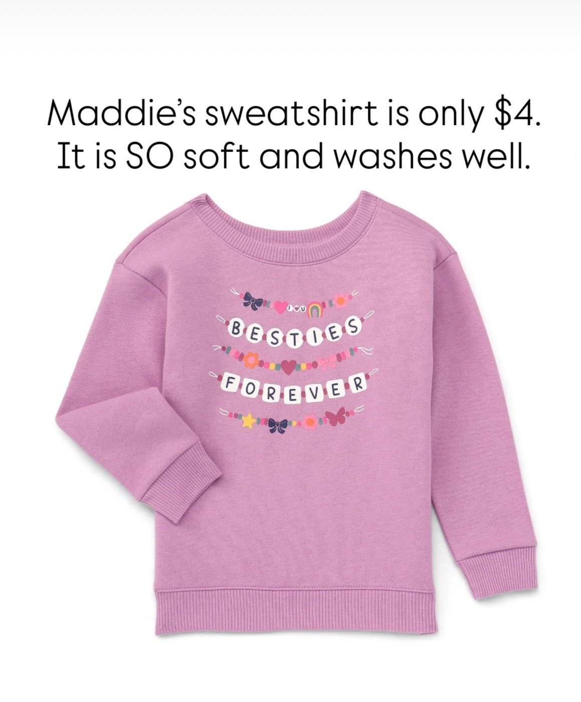 Love this toddler girl sweatshirt. So soft!

Walmart, toddler girl

#LTKGiftGuide #LTKBaby #LTKKids