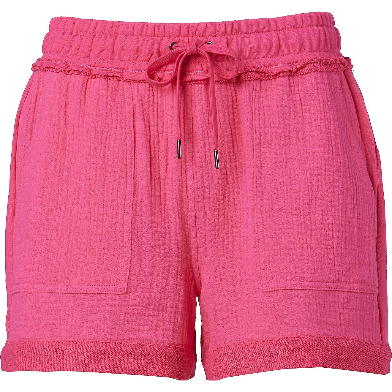 Magellan Outdoors Women's Southern Summer Mixed Media Short | Academy | Academy Sports + Outdoors