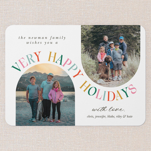 Wavy Pairing Holiday Card | Shutterfly