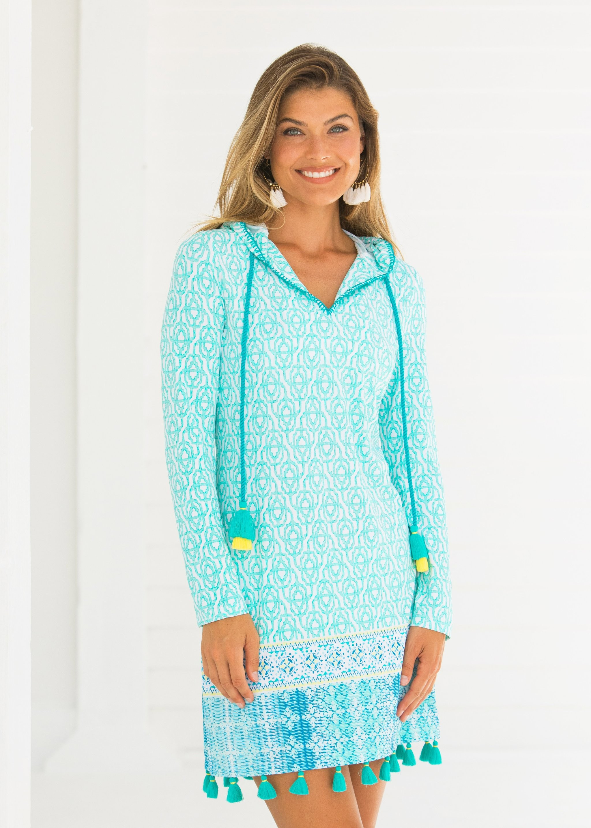 Coastal Cottage Hooded Cover Up | Cabana Life