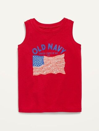 Unisex 2022 "United States of All" Flag Graphic Tank Top for Toddler | Old Navy (US)