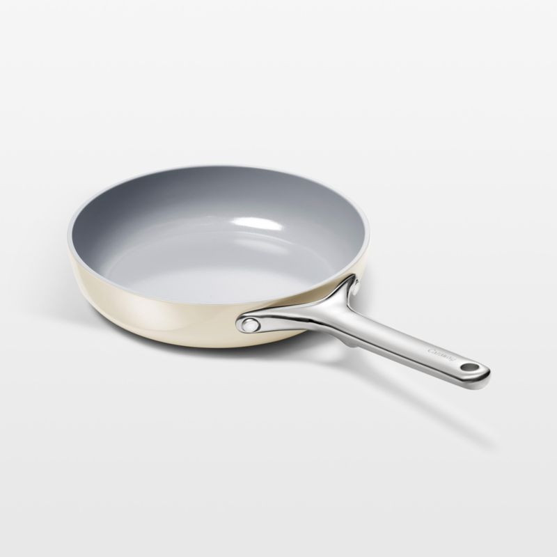 Caraway Cream Mini Fry Pan + Reviews | Crate & Barrel | Crate & Barrel