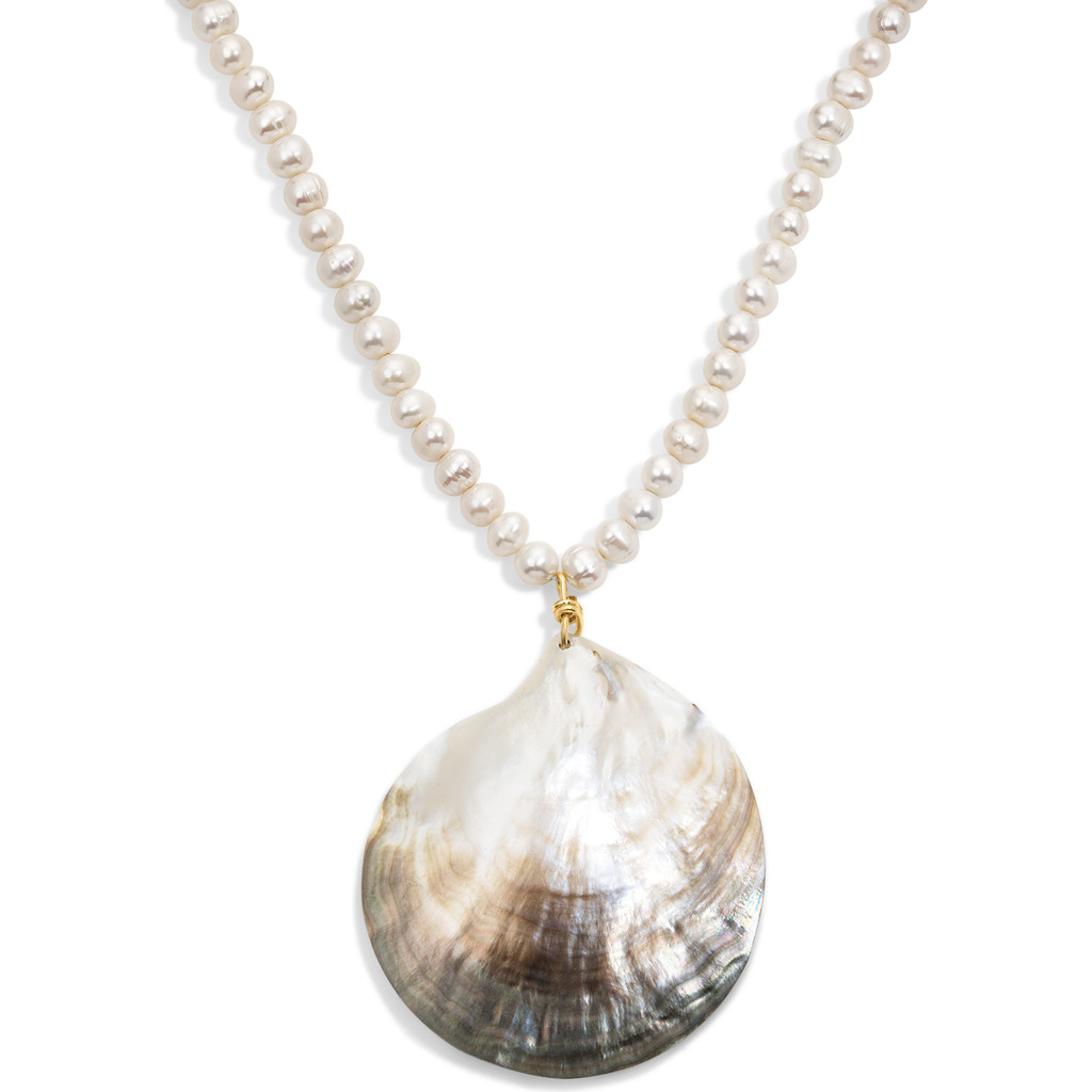 Electric Picks Shelly Necklace in Gold at Nordstrom | Nordstrom